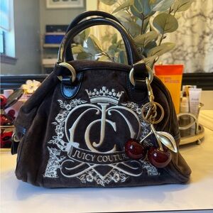 Vintage juicy couture suede shoulder bag